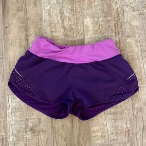 Running shorts with built in underwear